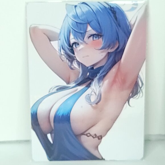 Amau Ako Double Sided Premium Waifu Card Anime Wall Art Oversized Board A5 - Picture 1 of 4